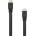 SBOX Кабел sbox, hdmi(м) към hdmi(м), плосък, 1.5м, черен (hdmi-flat-15b)