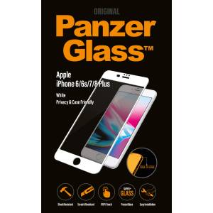 Panzer Стъклен протектор PanzerGlass за Apple iPhone 7/8/6/6s plus CaseFriendly Privacy - Бял