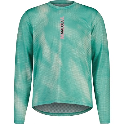 Maloja Мъжка фланелка с дълъг ръкав за колоездене Maloja AmerlingM. Cycling jersey - Polar Light Papermountains (056-4223-0211)