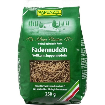 Rapunzel Celozrnné cestoviny BIO Celozrnné rezance do polievky 250 g