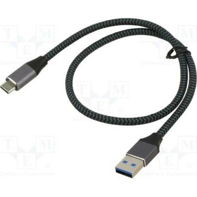 ART OEM-C2-2 USB 3.1, USB A vidlice,USB C vidlice, 2m, černo-šedý