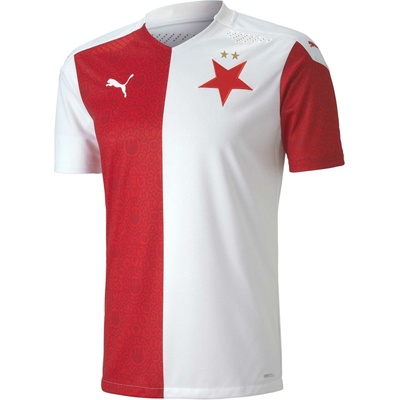 Puma SK SLAVIA INTL HOME JERSEY PROMO W SPONSOR dámsky futbalový dres červená