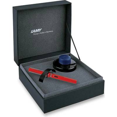 Lamy safari shiny red plnicí pero dárková sada s inkoustem 1506/0165266