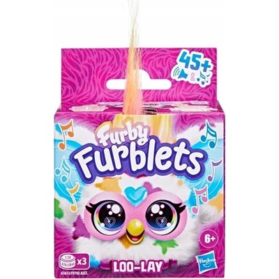 Hasbro Furby Furblets Loo-Lay interaktívny mini plyšák s klipom