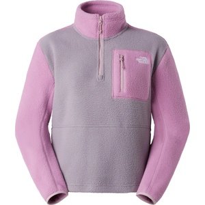 The North Face Дамски поларен пуловер The North Face Women's Yumiori 1/4 Zip Fleece jumper - Transcendent Grey / Hushed Lavender (105-6483-1014)