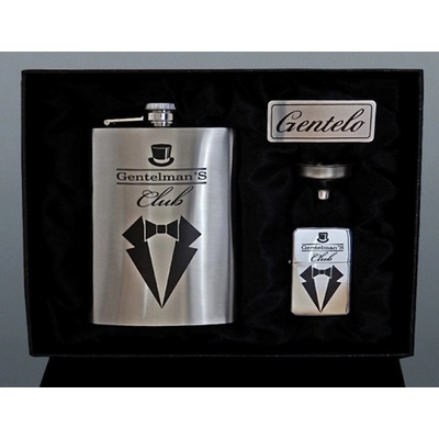 Ploskačka so zapaľovačom Gentelmen 180 ml