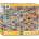 EUROGRAPHICS Пъзел Eurographics от 2000 части - Бусове Volkswagen (82200783)
