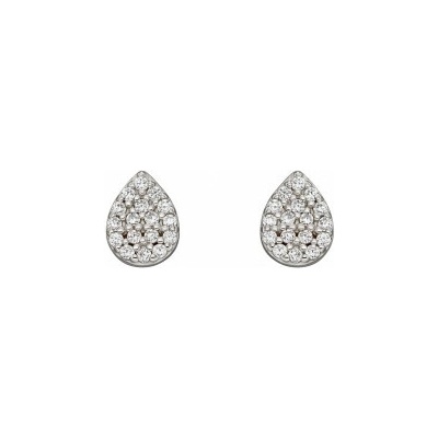 Elements silver strieborné náušnice CZ E5950C