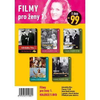 Filmy pro ženy 1. – 5 DVD