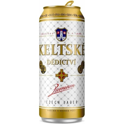 Keltské děditství světlé 4,8% 1 l (plech)