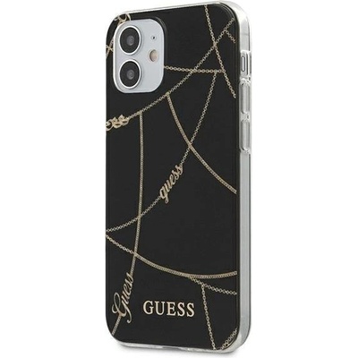 GUESS Калъф за телефон Guess GUHCP12SPCUCHBK за Apple iPhone 12 mini (3700740481301)