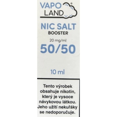 Vapoland NicSalt Booster PG50/VG50 20 mg 1 x 10 ml