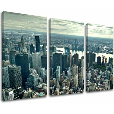 3dílný obraz na stěnu MĚSTO / NEW YORK - 60x40 cm