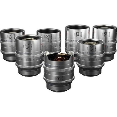 DZO Optics DZOFilm Vespid Retro 7-lens Kit (16, 25, 35, 50, 75, 100,125mm) with hard case (PL mount with EF bayonet)