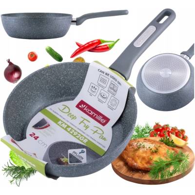 Kamille Tradiční pánev granitová 24 cm