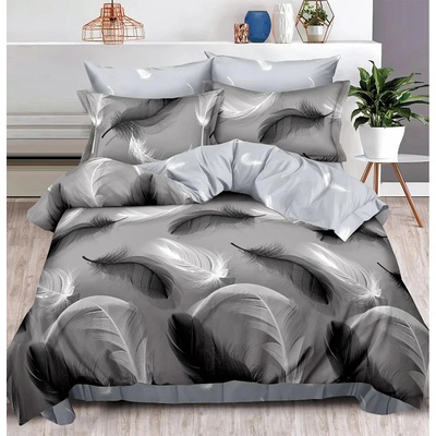 EmonaMall Двулицево спално бельо EmonaMall, 6 части - Модел S14584 (S14584-66666d)