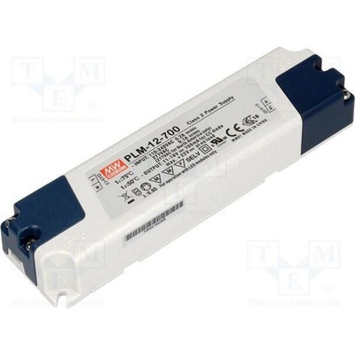 MEAN WELL PLM-12-700 Napájecí zdroj: spínaný; LED; 12,6W; 11÷18VDC; 700mA; 110÷295VAC