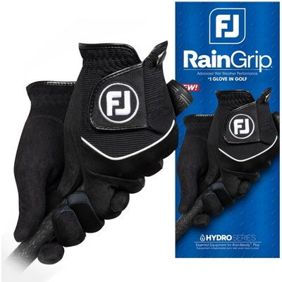 FootJoy RainGrip Pair 24 Mens Golf Glove černá L