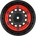 Pro-Line диск 2.2/3.0" Raid bead lock H12/H14 SC червено-черен (2)