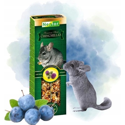 Nestor Premium Sticks pre činčily 2 ks