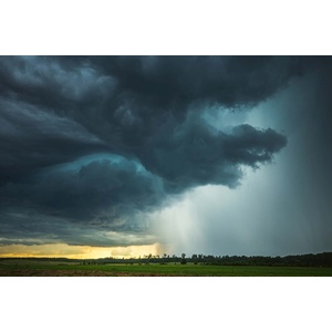 DIMEX ART Флизелинов фототапет гръмотевични облаци 375 x 250 см