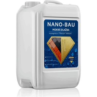 NANO BAU Nano-BAU MOKRÁ Dlažba - Nano impregnácia s "mokrým" efektom na zámkovú dlažbu Objem: 20L