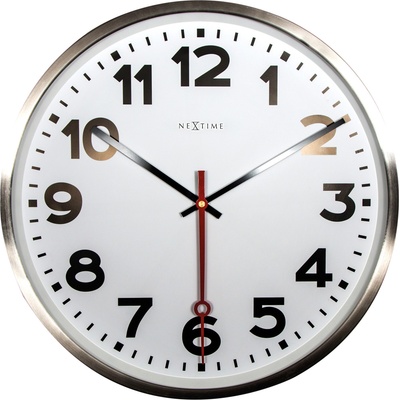 NeXtime Стенен часовник Super Station арабски цифри (3127AR)