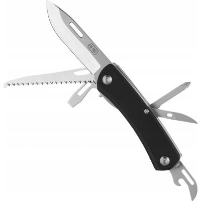 M-Tac Skládací Multifunkční Type 9EDC s čepelí D2 Black/Steel