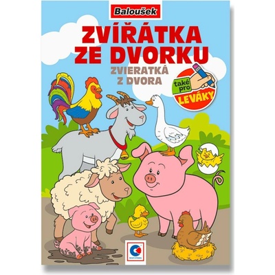 Baloušek Omalovánka A5 Zvířátka ze dvorku