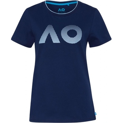 Australian Open T-Shirt AO Textured Logo navy
