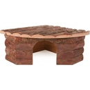 Trixie Jesper Dřevěný dům rohový pro králíka 42 x 15 x 30 cm