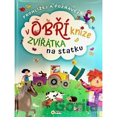 Zvířátka na statku v obří knize