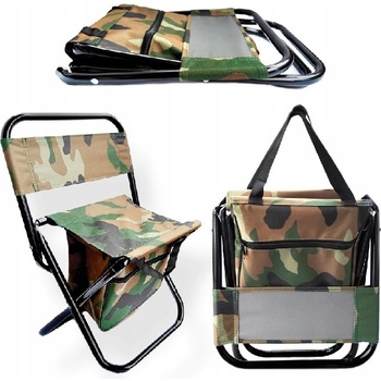 Verk Group Rybárska stolička moro taška zelená