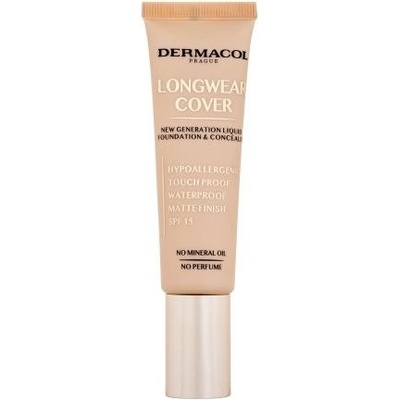 Dermacol Longwear Cover SPF15 dlhotrvajúci vysoko krycí make-up Bronze 30 ml