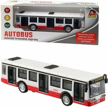 Made Autobus kovový na zpětný chod, 16cm