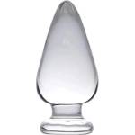 Guilty China Стъклено дилдо Butt Plug "EXPANDABLE CLEAR PLUG" 10 см