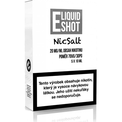 EXPRAN GmbH E-Liquid Shot Booster NicSalt PG30/VG70 20mg 5x10ml