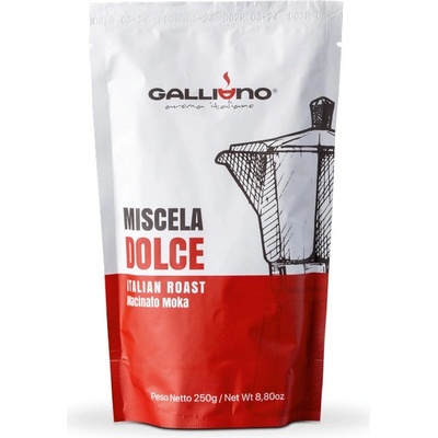 Caffé Galliano Talianska mletá Miscela Dolce 250 g