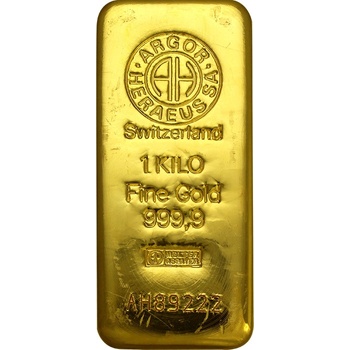 Argor-Heraeus zlatá tehlička 1000 g