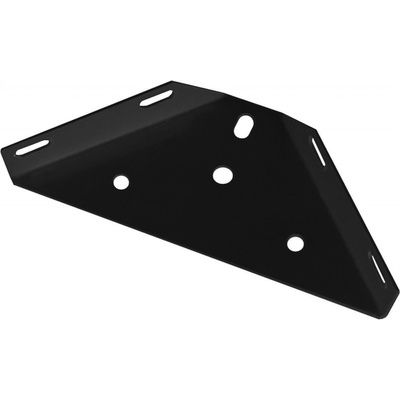 Onpira Spojovací úhelník - konzole 140x140x30 mm, Černá