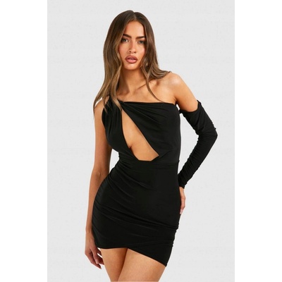 Boohoo koktejlové mini šaty glamour
