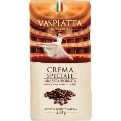 Vaspiatta káva v zrnách Crema Speciale 250 g