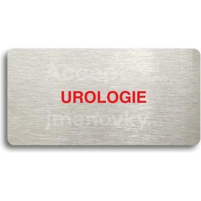 ACCEPT Piktogram UROLOGIE - zlatá tabulka - barevný tisk bez rámečku