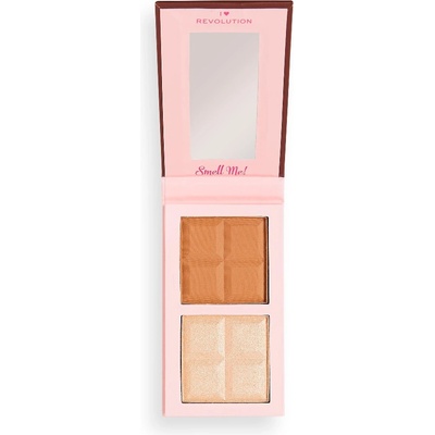 I Heart Revolution Chocolate Contour Palette Light Бронзиращо покритие 7gr