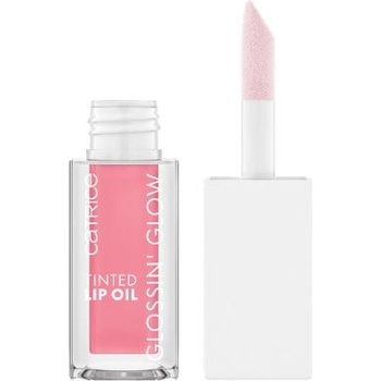 Catrice Glossin' Glow Tinted Lip Oil подхранващо и тониращо масло за устни 4 ml цвят розова