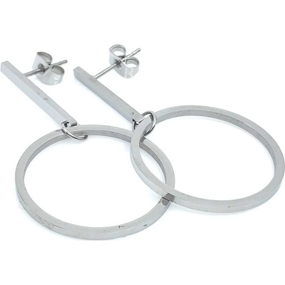 Jan Kos jewellery náušnice z oceli 12115224