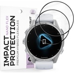 Techsuit Протектор за Garmin Fenix 8 43mm - Nano Flex (2 pack) - Techsuit - Черен