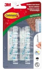 Command Закачалки прозрачни малки за външна употреба