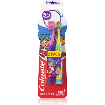 Colgate Little Kids Smiles 3-5 Duopack четки за зъби за деца 2 бр