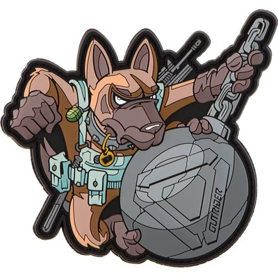 Clawgear Nášivka gumová Clawgear K9 Rubber Patch